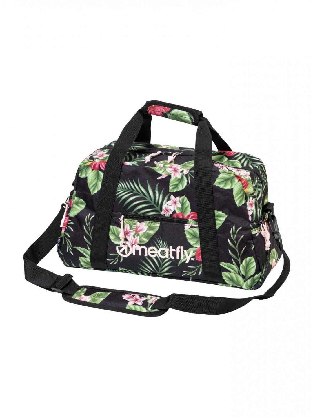 Meatfly cestovní taška Mavis Tropical Black Černá Objem 26 L